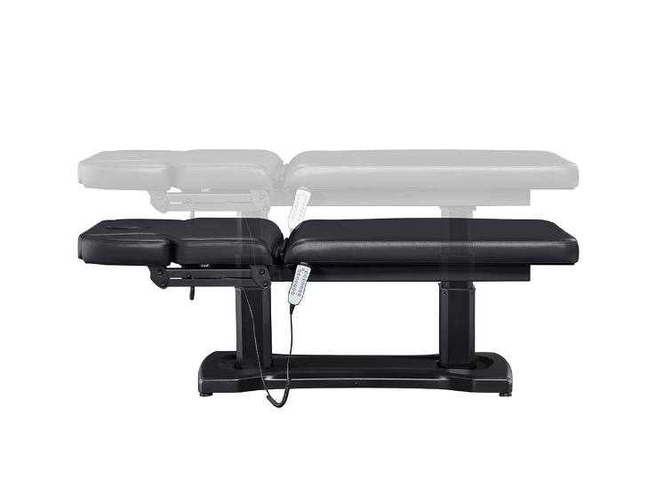 DIR Tranquility 4 Motors electric spa table with remote and adjustable elevation.
