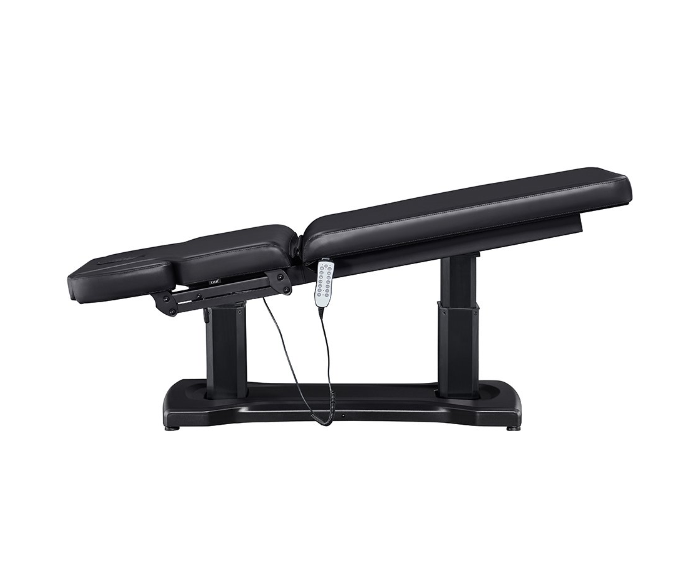 DIR Tranquility 4 Motors electric spa table with remote, shown on a white background.