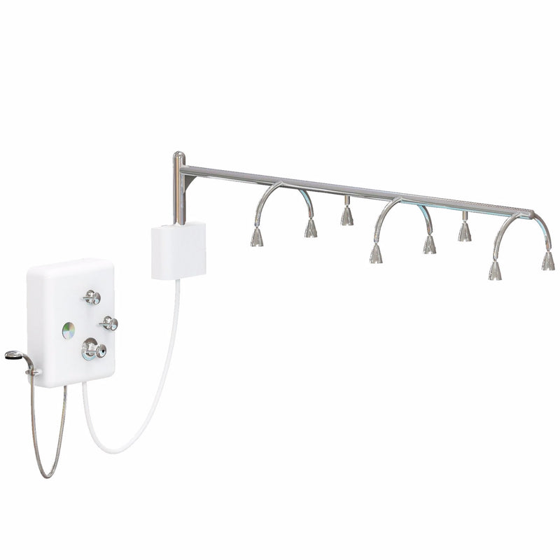 Touch America HYDROKINETIC VICHY Shower (8 Head 72"Rainbar Standard)