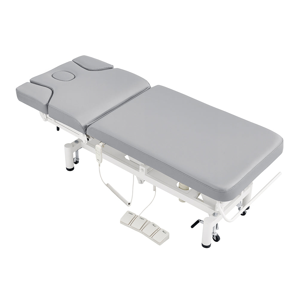DIR VitalEarth Spa Wellness Therapy Bed with headrest and foot controls, ideal for wellness.
