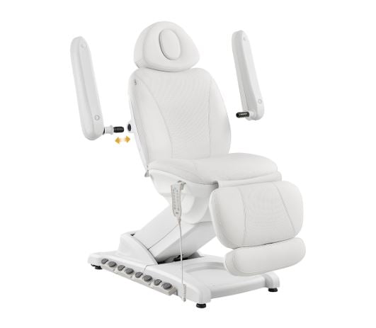 Apollo II Electric Beauty Bed with Thermo Heat by DIR, adjustable with footrest and control panel.