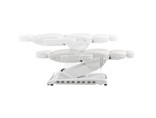 Apollo II Electric Beauty Bed with Thermo Heat by DIR, shown reclined, side view.