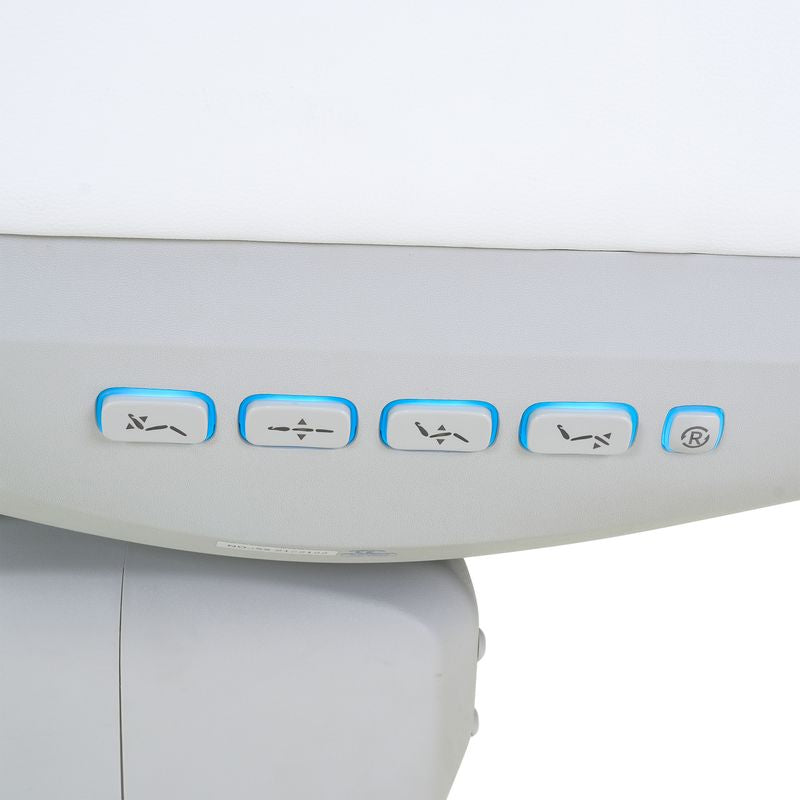 Silverfox America 2246EBN Electric Massage Chair control panel with illuminated buttons.