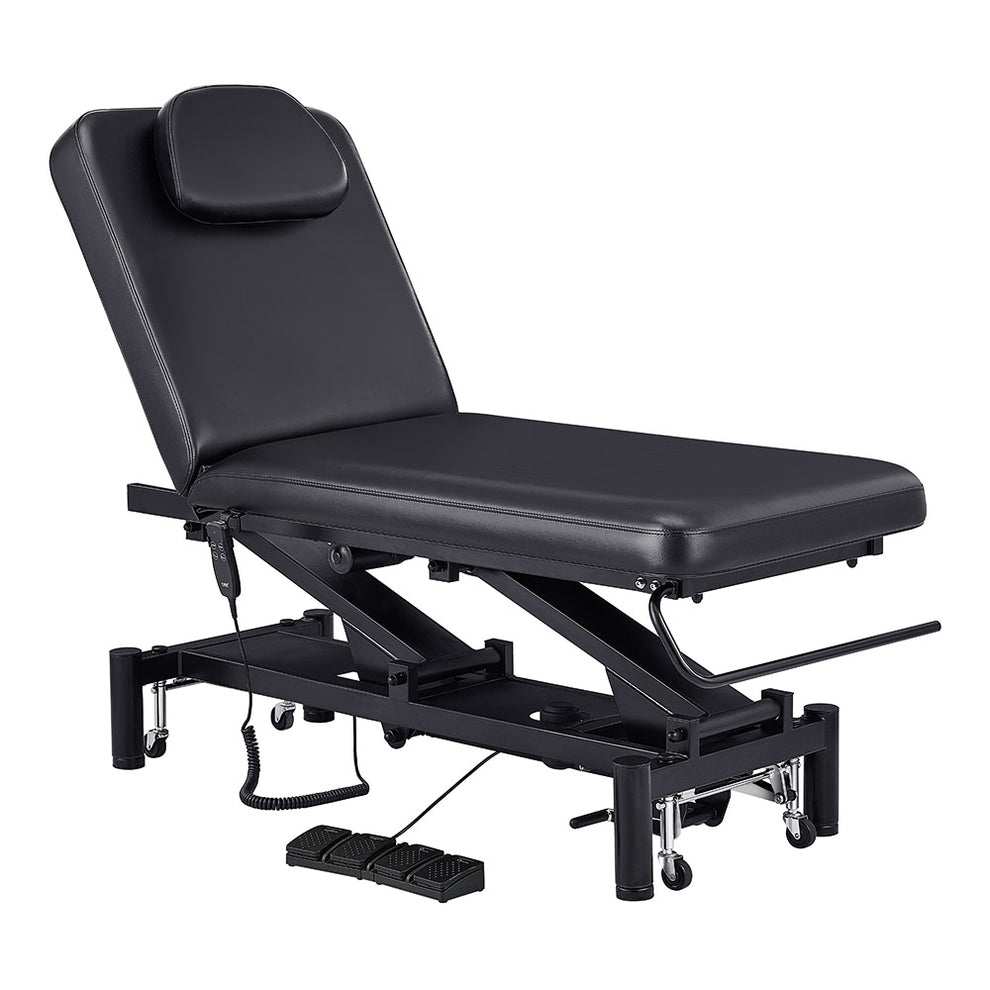 Mar Egeo 2-Motors Electric Medical Spa Treatment Bed by DIR with headrest and foot pedals.