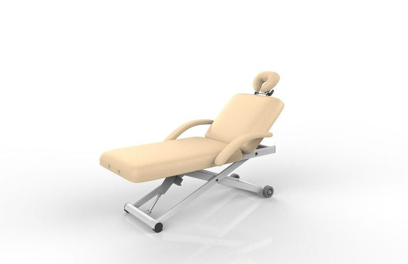 Silverfox America 2274A electric massage chair with adjustable backrest and padded headrest.