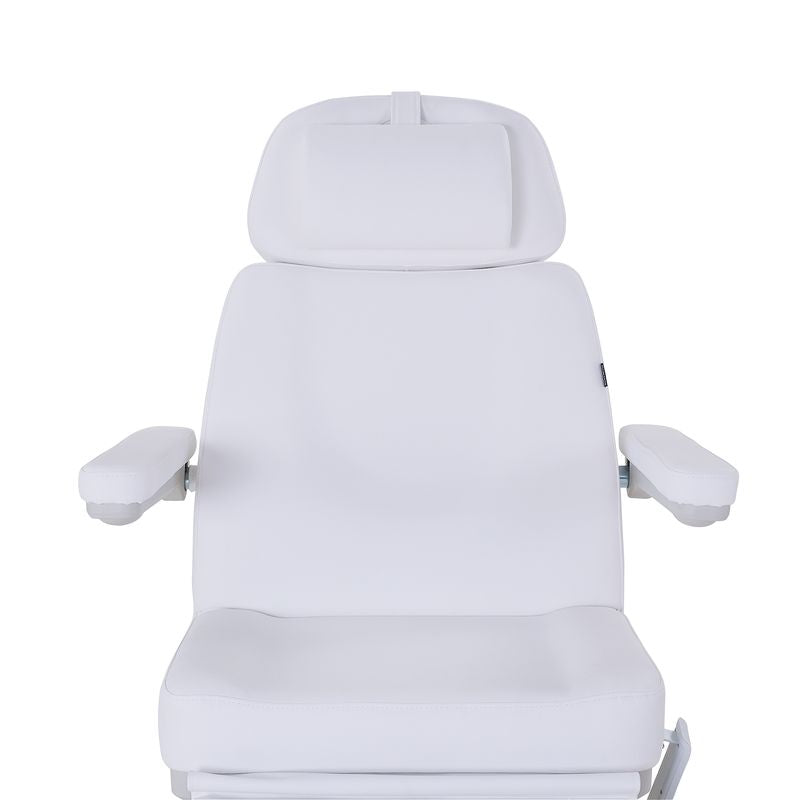 Silverfox America 2246BN electric massage chair with armrests, headrest, and memory system, front view.