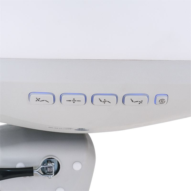 Close-up of five controls on the Silverfox America 2246BN Electric Massage Chair.