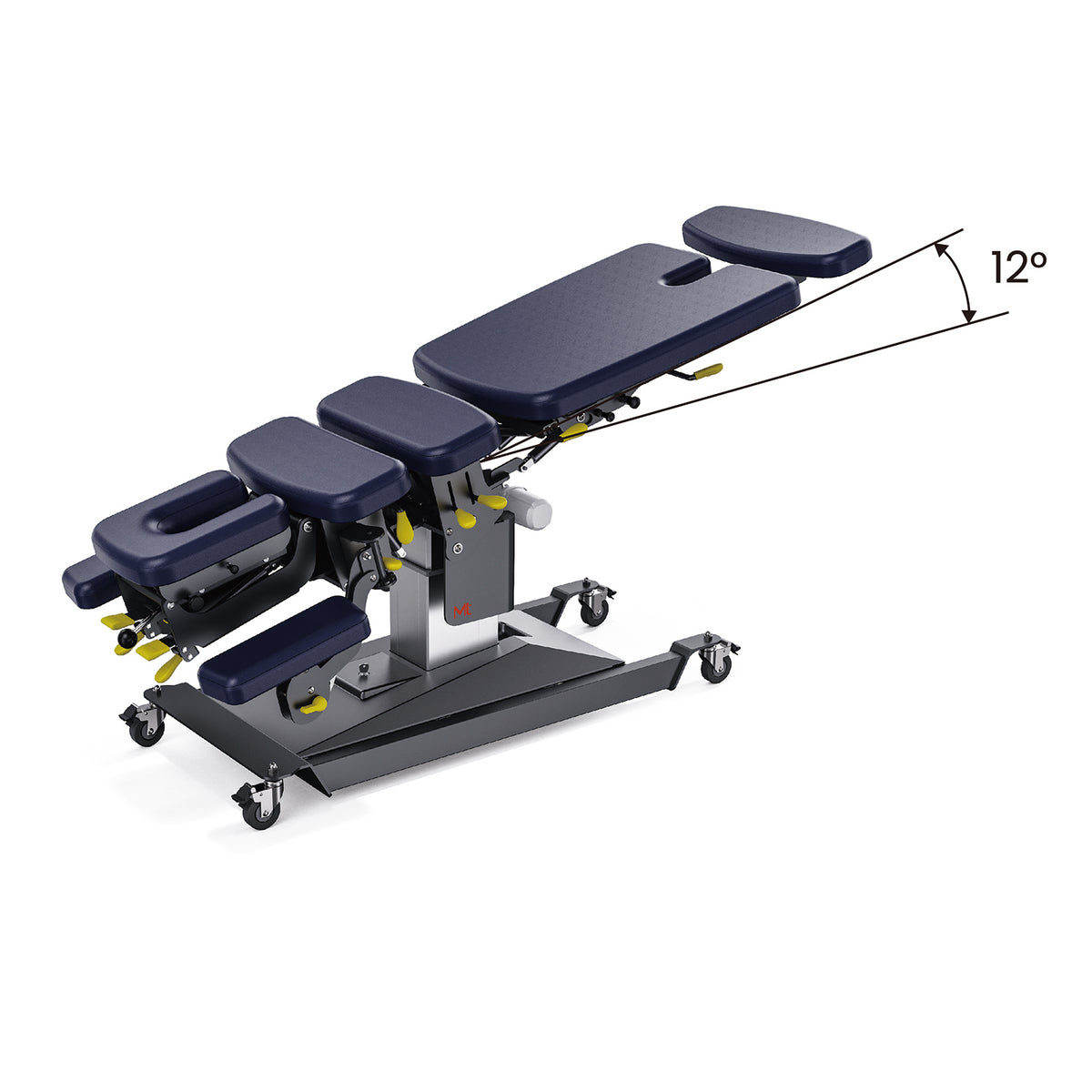 MT Chiropractic Prime-400 Chiropractic Table with adjustable headrest on a white background
