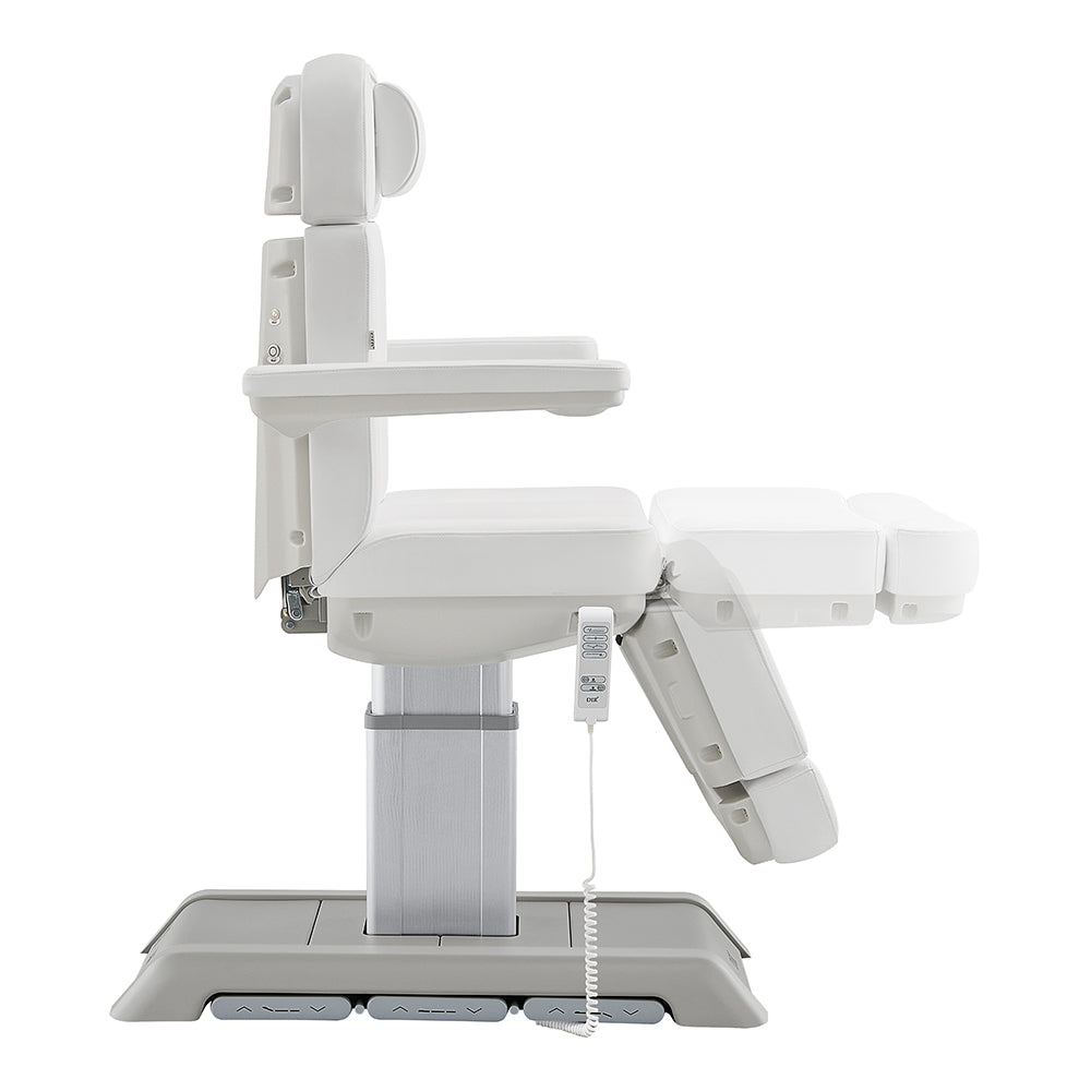 White adjustable Sydney chair on a white background