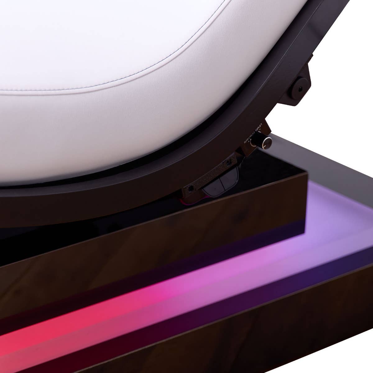 Living Earth Crafts WAVE RESET Lounger with IceBlock™ Chromatherapy base and LED lighting.