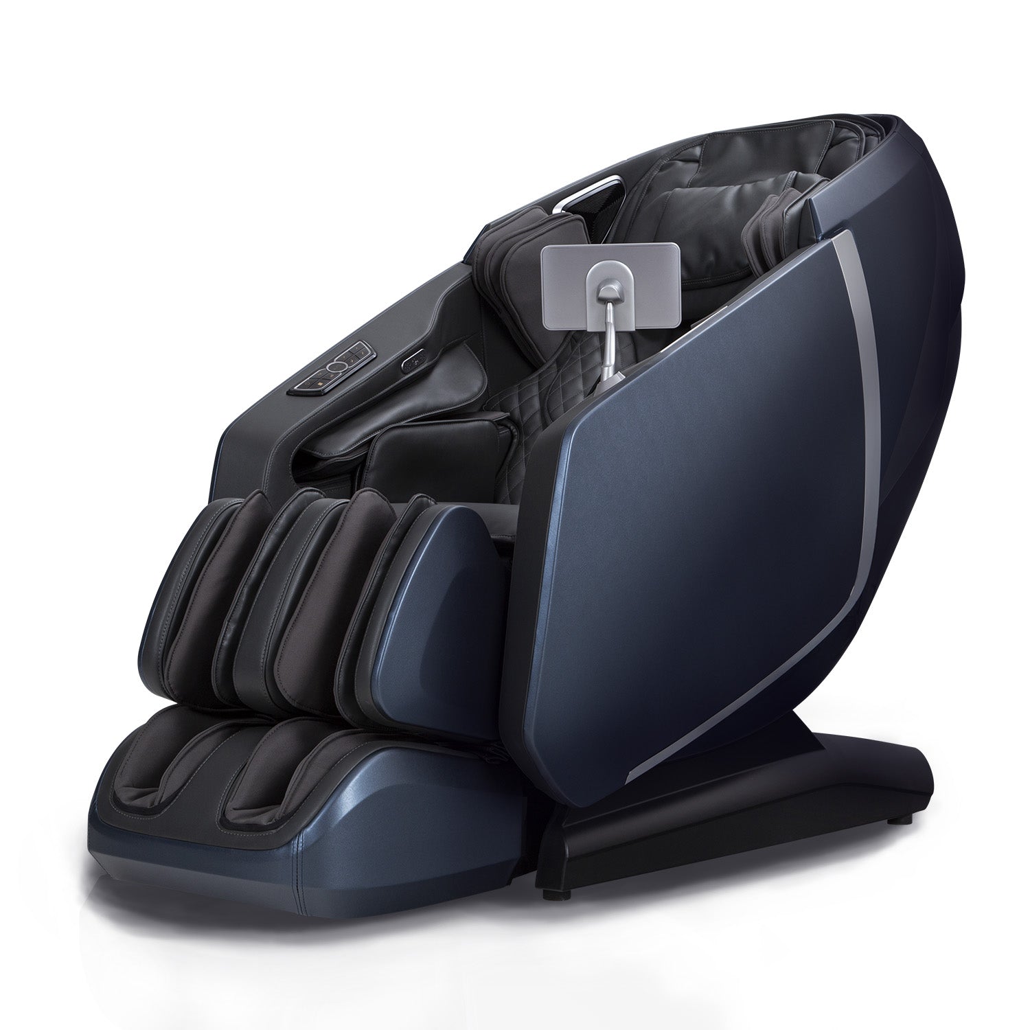 Osaki OS-Highpointe 4D massage chair: SL-Track, built-in controls, tablet holder, neck/shoulder.