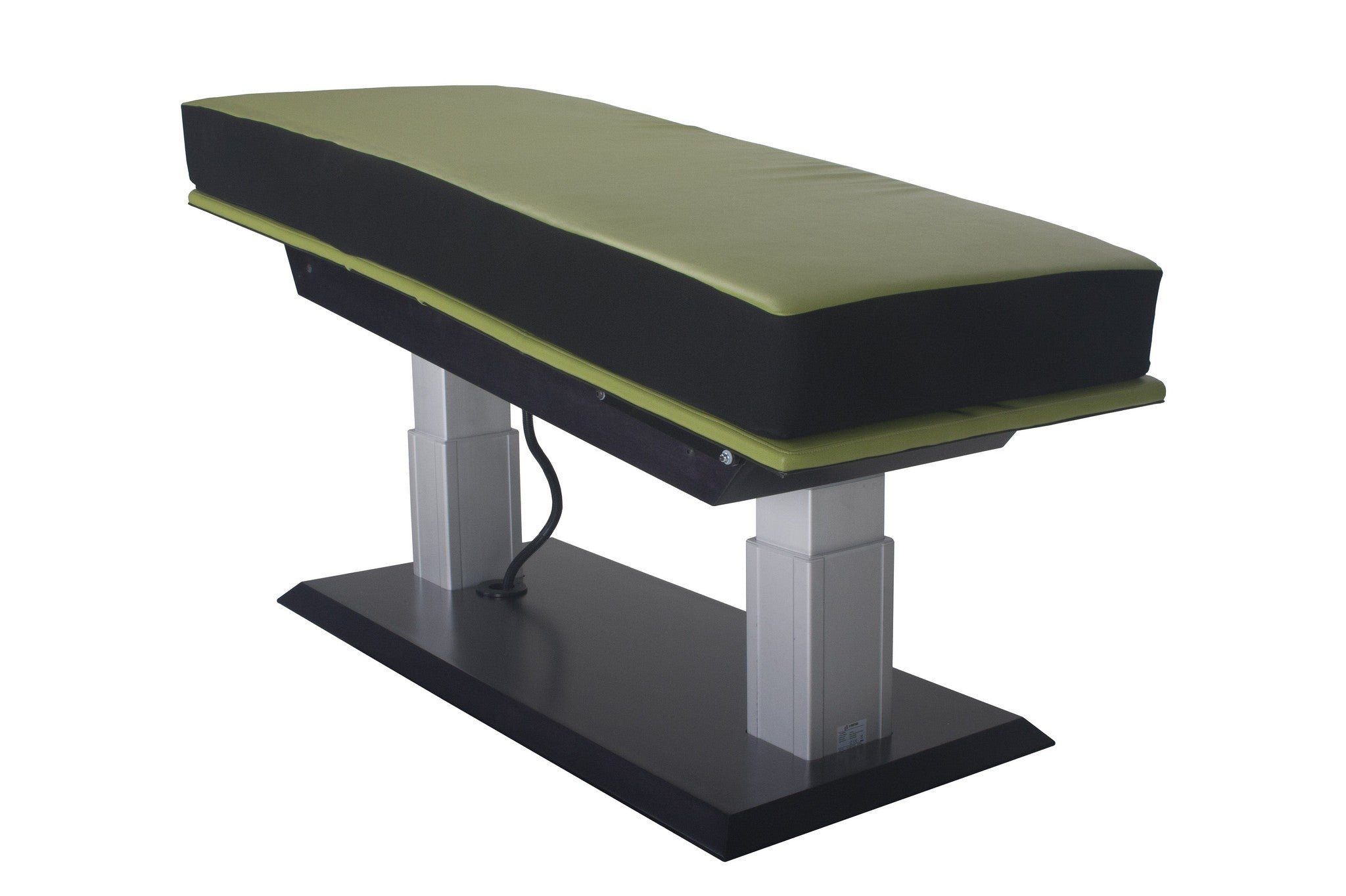 Living Earth Crafts ASPEN GT electric lift table with padded top for medical exams.