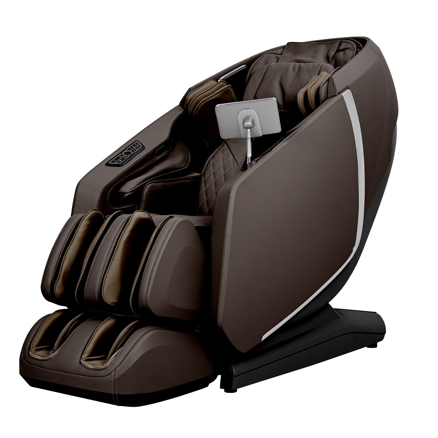 Osaki OS-Highpointe 4D chair features SL-Track, footrest, armrests, and a control tablet.