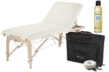 White EarthLite AVALON XD TILT Portable Massage Table Package