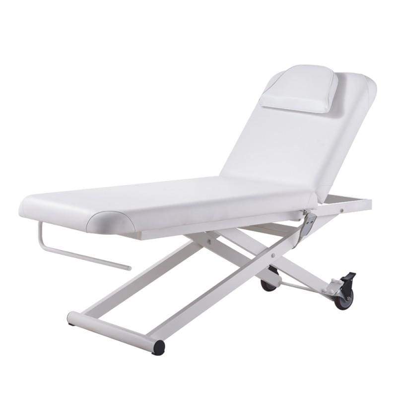 Ebro Electric Facial Bed by DIR—adjustable, with headrest and wheels for any medical spa.