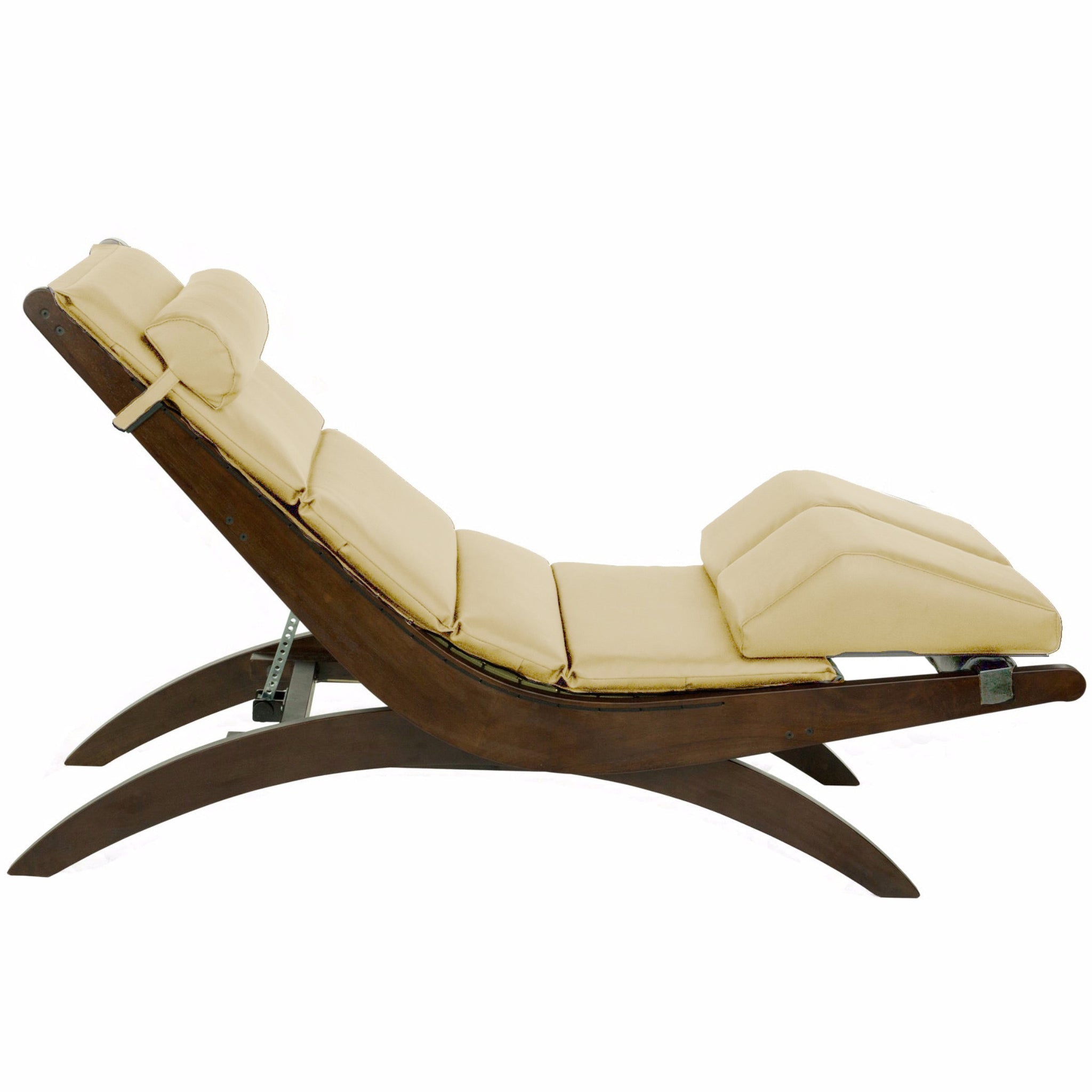 TouchAmerica Breath Pedi-Lounge with RX Sound, split knee cushion—perfect for sound therapy.