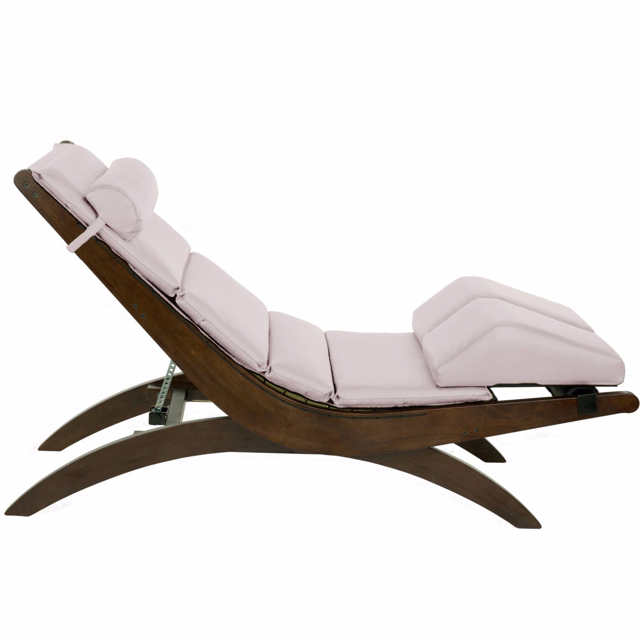 TouchAmerica Breath Pedi-Lounge with RX Sound, split knee cushion, and adjustable headrest.