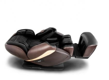 Osaki Pro OS-4D PARAGON Electric Massage Chair in brown and black, with leg and arm support.