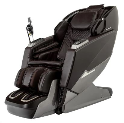 Osaki OS-4D Pro Ekon Plus: 4D massage chair with calf kneading, leg rests, and control panel.