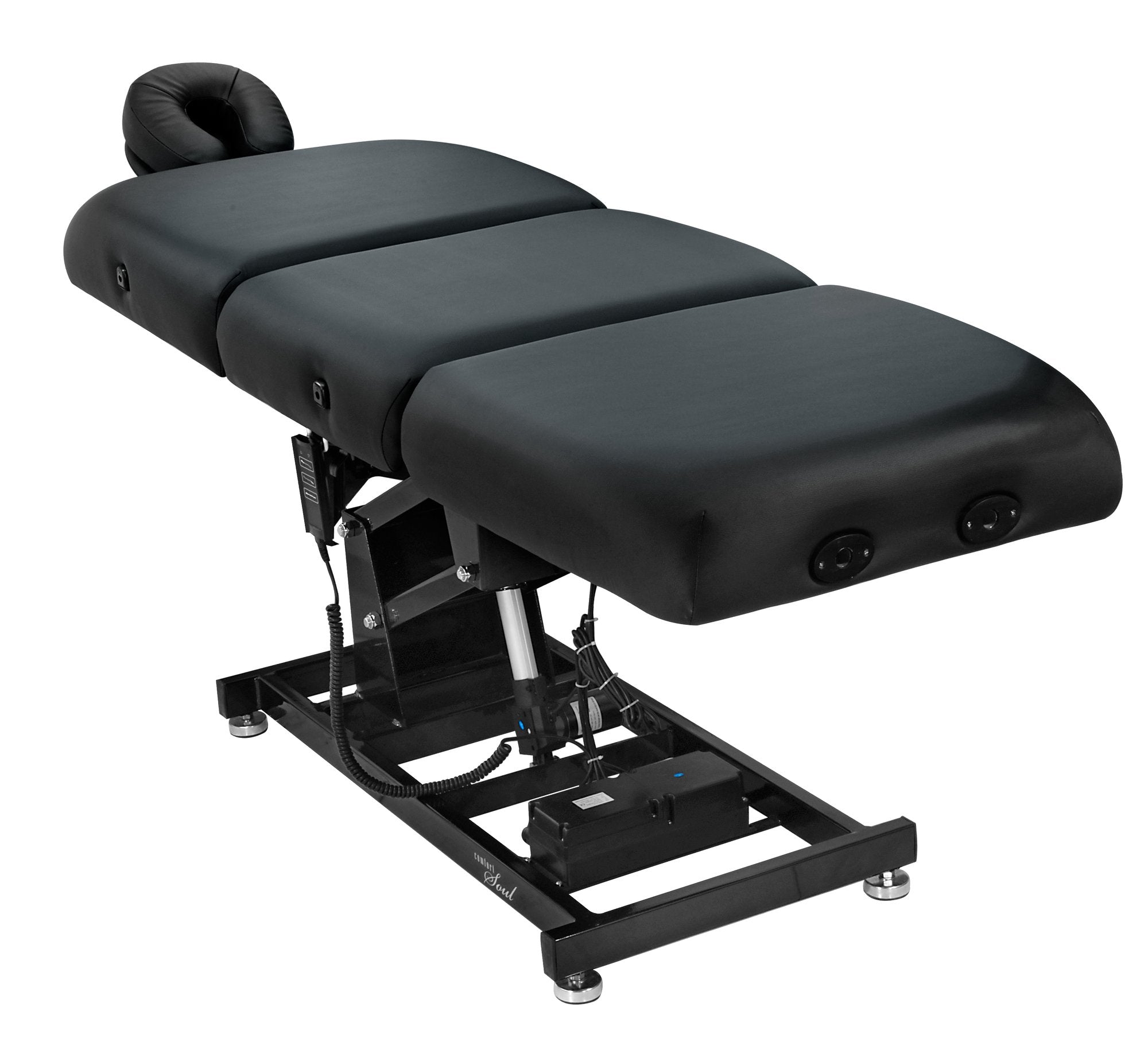 Comfort Soul LUMINA ELITE electric lift table with ergonomic cushioning and adjustable height.