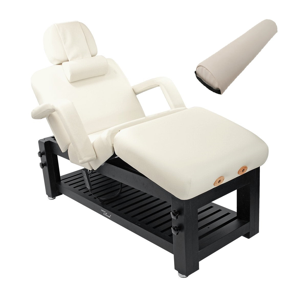 Comfort Soul DENALI ELITE Spa Table: adjustable, electric, with headrest, armrests & bolster.