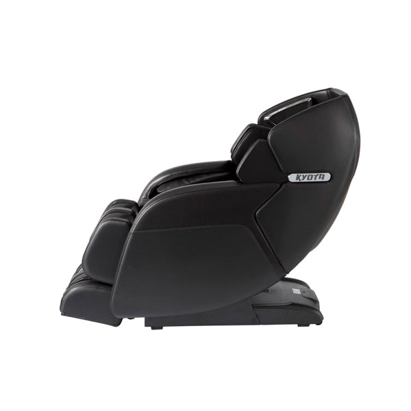 Side view of black Kyota M673 Kenko 3D/4D Massage Chair (Certified Preowned).