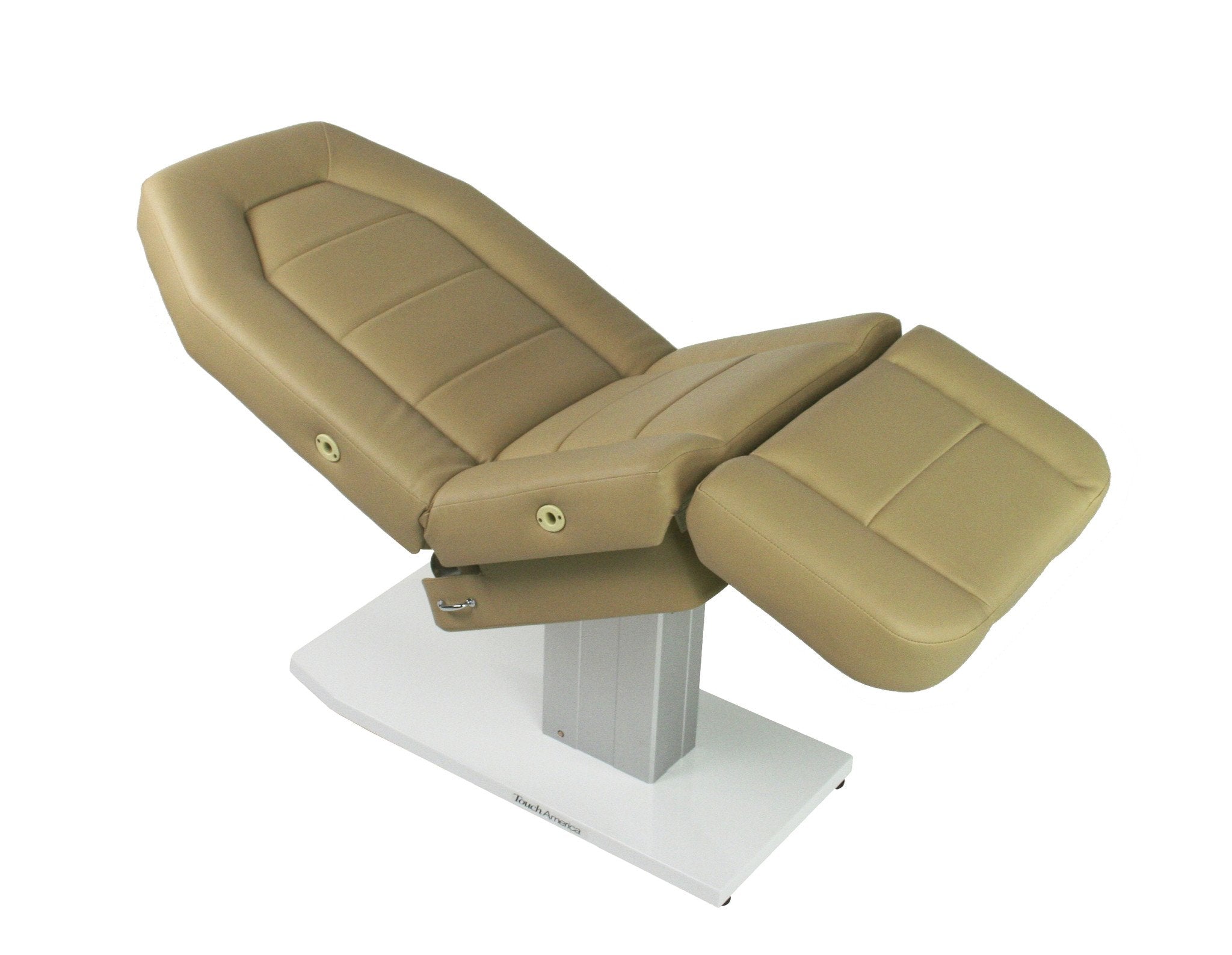 TouchAmerica MARIMBA Treatment Chair/Table, adjustable with leg/back support, ideal for facials.