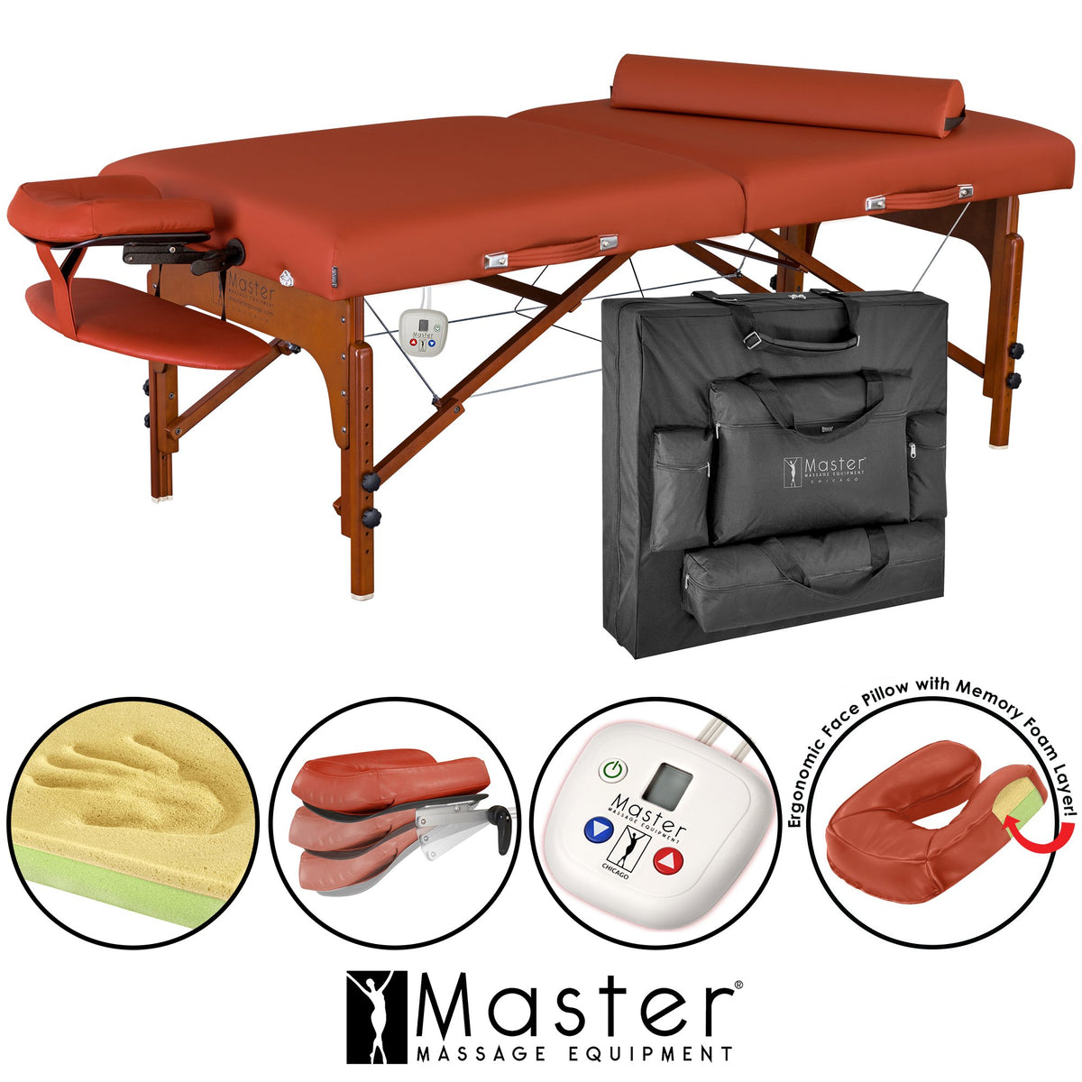 Master Massage SANTANA ThermaTop Portable Massage Table Package