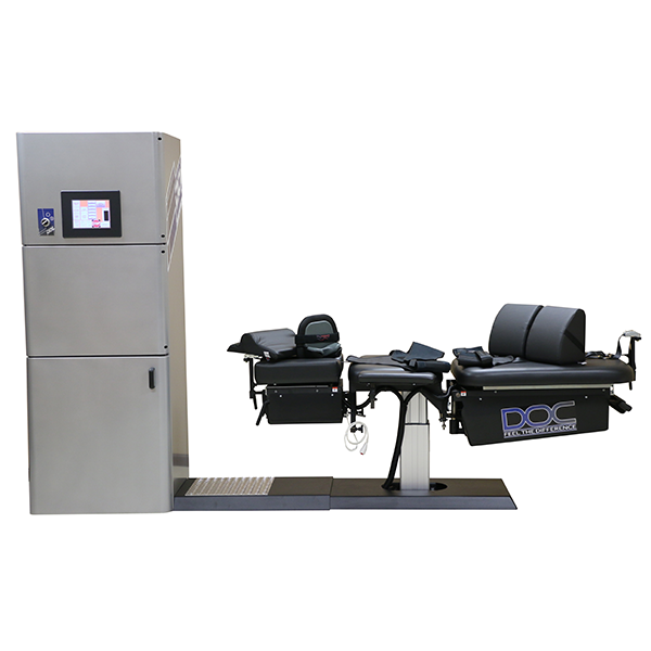 PHS Medical DOC Decompression Table: digital controls and adjustable patient positioning.