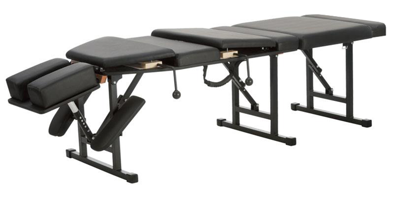 PHS Chiropractic Basic Pro Portable Table with adjustable height, thoracic & pelvic drops.