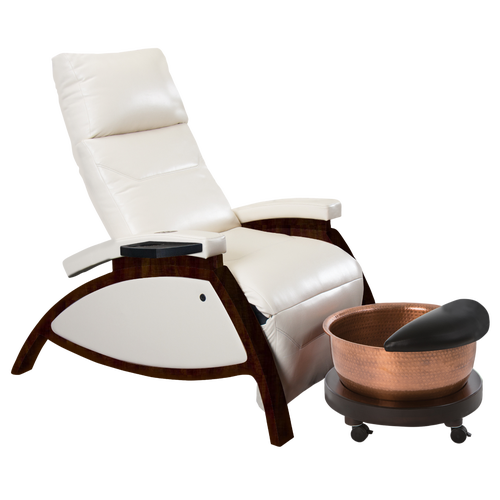 Living Earth Crafts ZG Dream™ Lounger Pedicure Package with Copper Bowl & Pedi Roll Up
