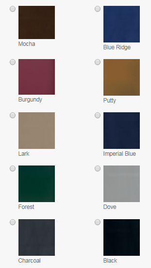 Choose from 10 colors for the PHS Chiropractic TradeMark Adjusting Table: Mocha, Blue Ridge, more.