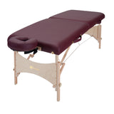 Burgundy EarthLite HARMONY DX Portable Massage Table