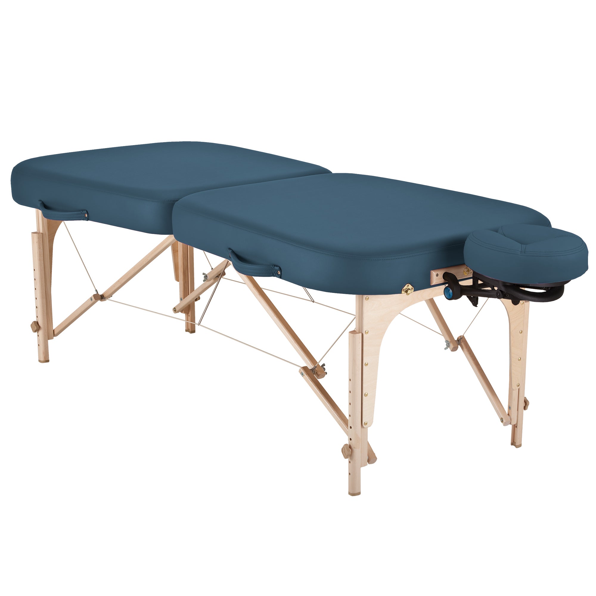The EarthLite INFINITY Portable Massage Table features Pro-Plush cushioning and face cradle.
