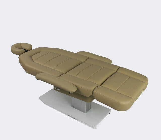TouchAmerica MARIMBA Treatment Chair/Table with adjustable headrest, ideal for facials.