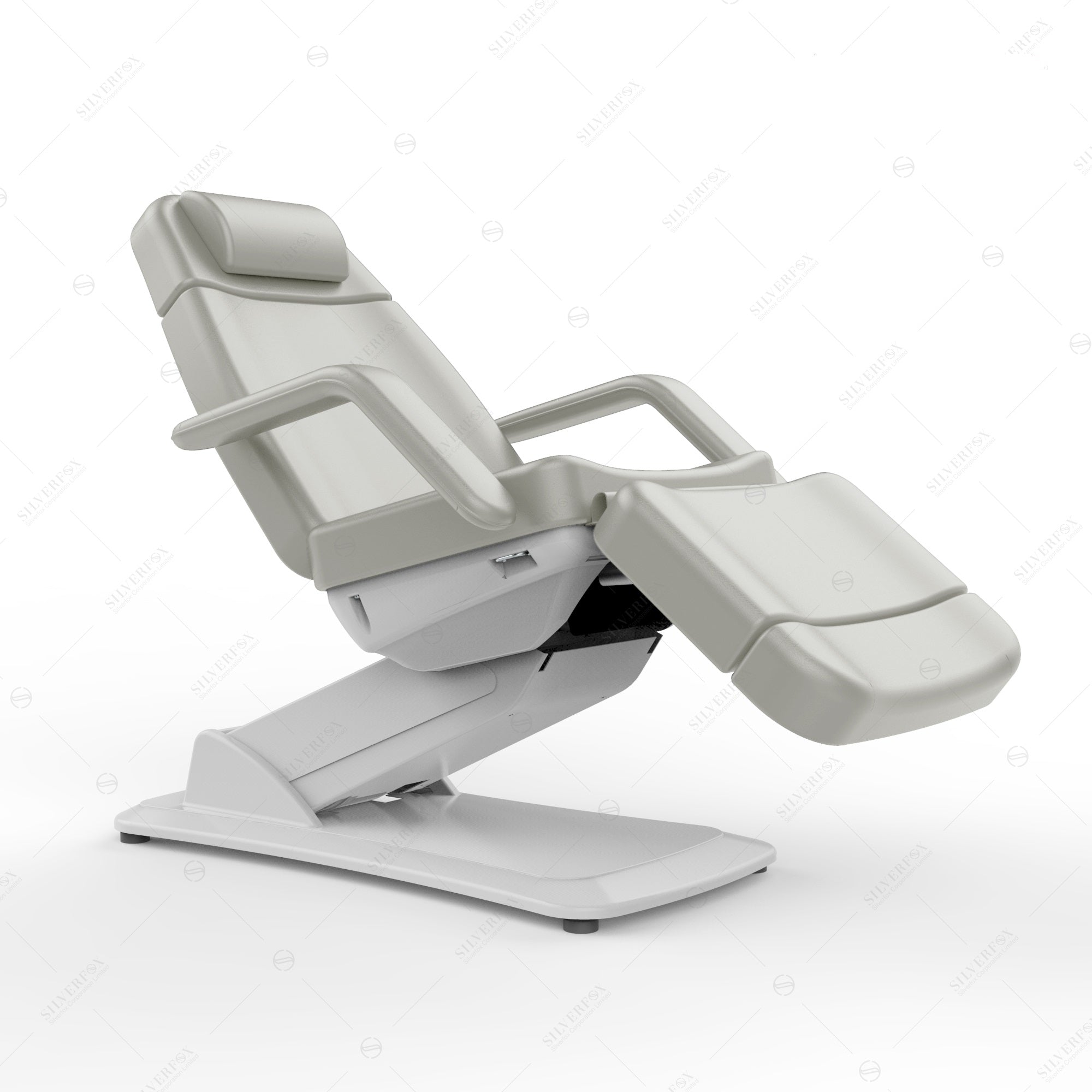 Silverfox America 2221D electric chair with adjustable headrest, armrests, and footrest.