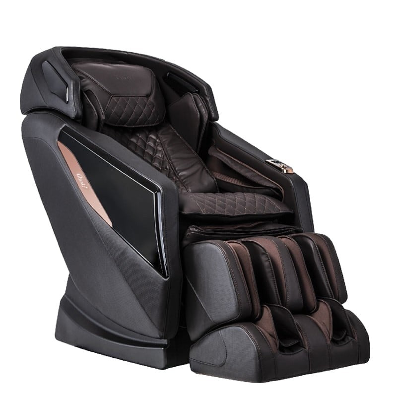 Black Osaki OS-PRO YAMATO Electric Massage Chair with padded rests and L-Track massage.
