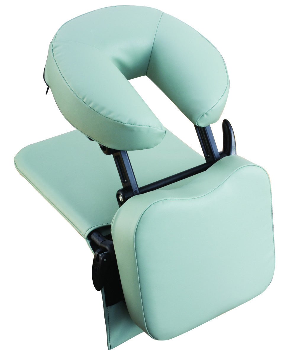 Oakworks DESKTOP Portal Package: portable face cradle and chest pad for comfy seated massages.