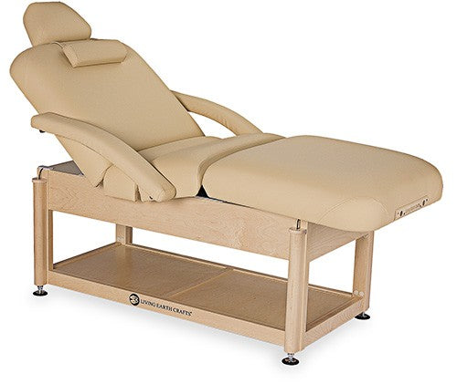 Living Earth Crafts SERENITY Salon Table w/ shelf & PowerAssist hydraulic lift.