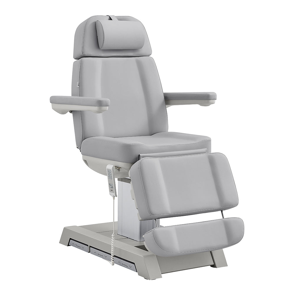 DIR Sydney Medical Chair: 4 motors, armrests, footrest, remotes—ideal for spa or tattoo use.