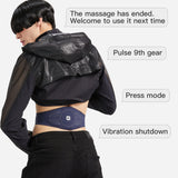 Master Massage D1 Portable TENS Heating Pad Heated Belt for Lower Back Pain Relief - Tens Pulse-Vibration Massage