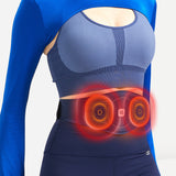 Master Massage D1 Portable TENS Heating Pad Heated Belt for Lower Back Pain Relief - Tens Pulse-Vibration Massage