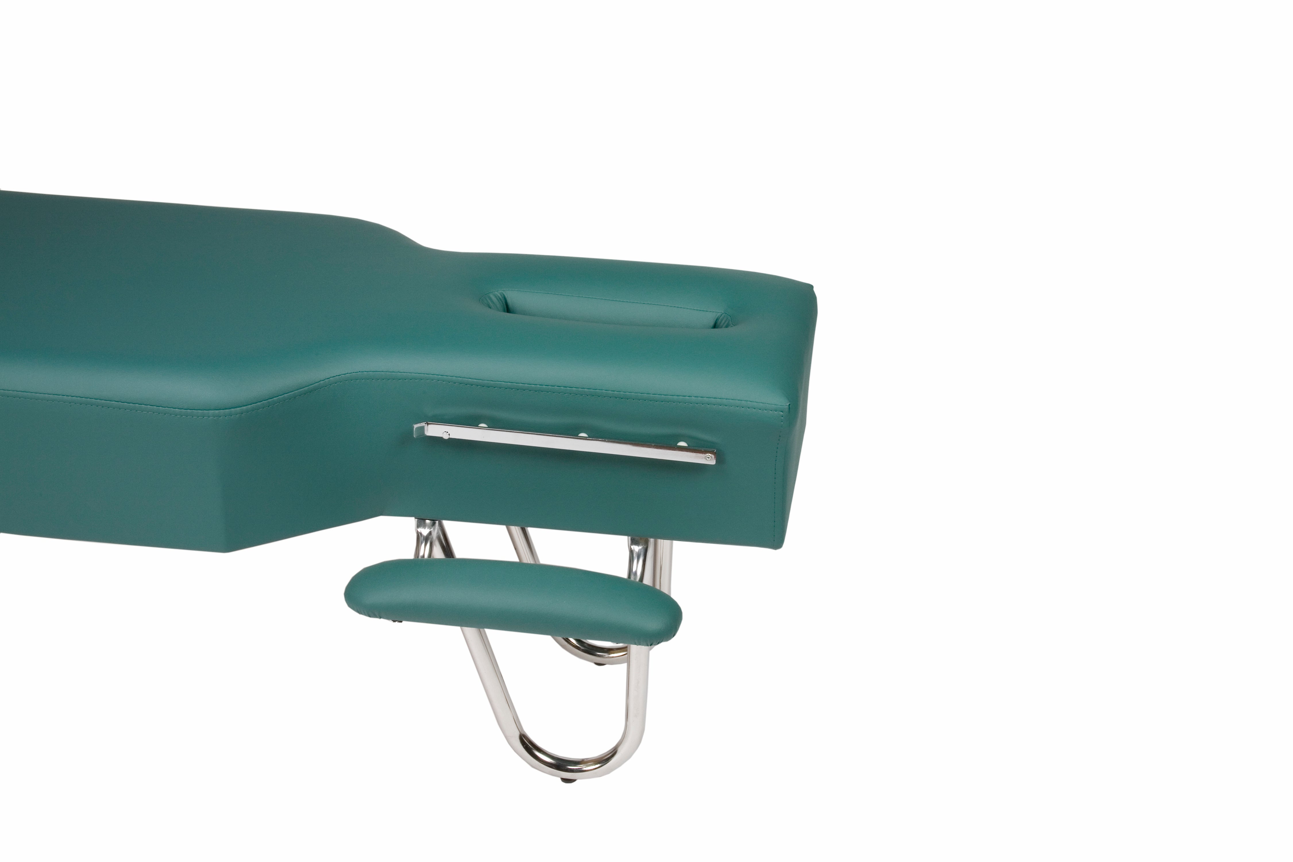 Galaxy Mfg 1989-CF adjustable table with high-density foam, face cradle, and metal supports.