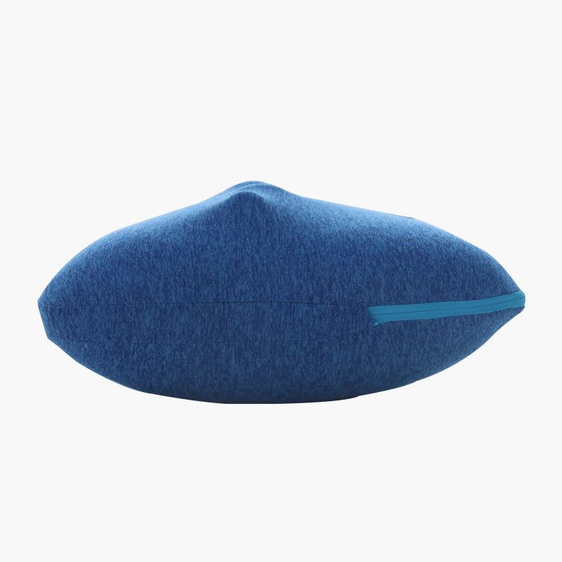Master Massage Bravo Shiatsu 4D Kneading Deep Tissue Massage Throw Pillow Blue on a white background