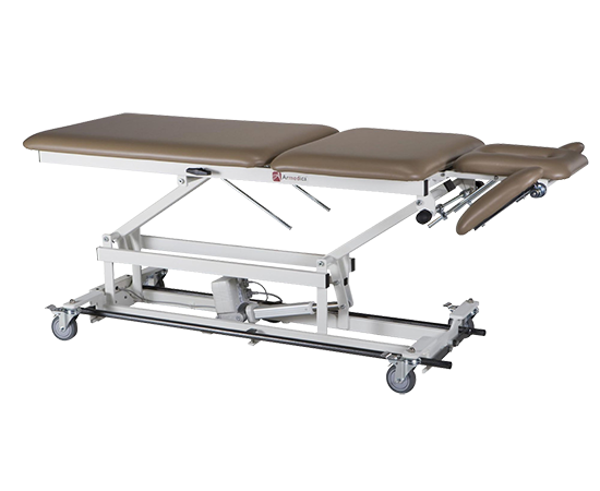 Armedica AM-BA 550 five-section table with brown cushions and heavy-duty steel frame.