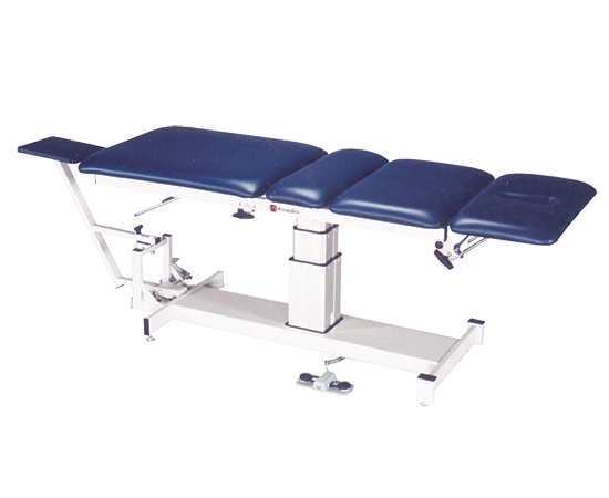 Armedica AM-SP 400 Traction Table: Four-section, metal base, 500 lb. capacity.