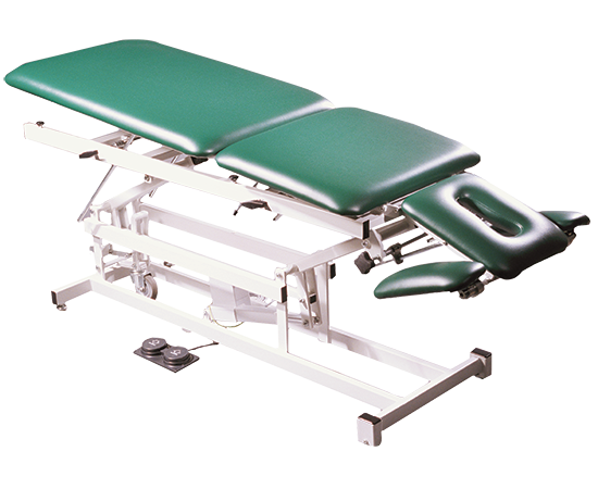 Armedica AM-500 Treatment Table with five-section top and elevating center section.