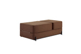 Brown Ceragem S4 Massage Lounger on a white background
