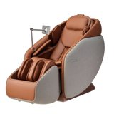 Brown Ceragem M10 Massage Chair on a white background