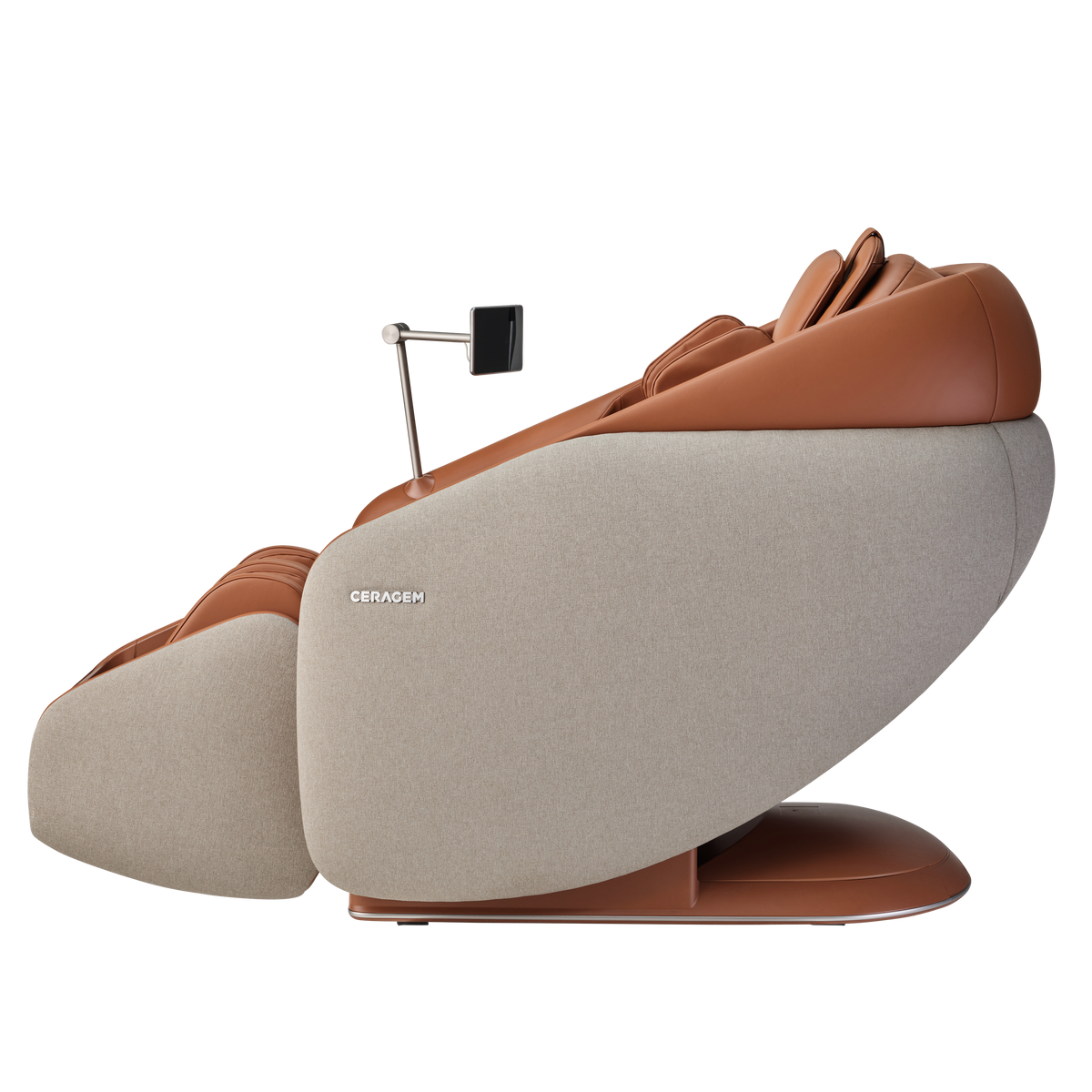 Ceragem M10 Massage Chair with brown design on a white background